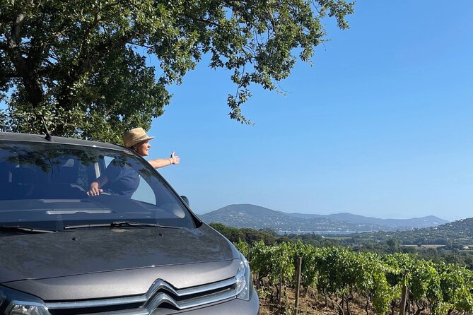 1/2 day, private wine tour, van from Saint Tropez - Leaving the port for the Côtes de Provence