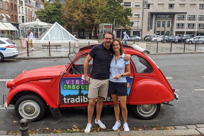 1 Hour Private Lille Tour by Convertible 2CV with a Local Products Tasting - Starting at Place Rihour and getting your bearings fast