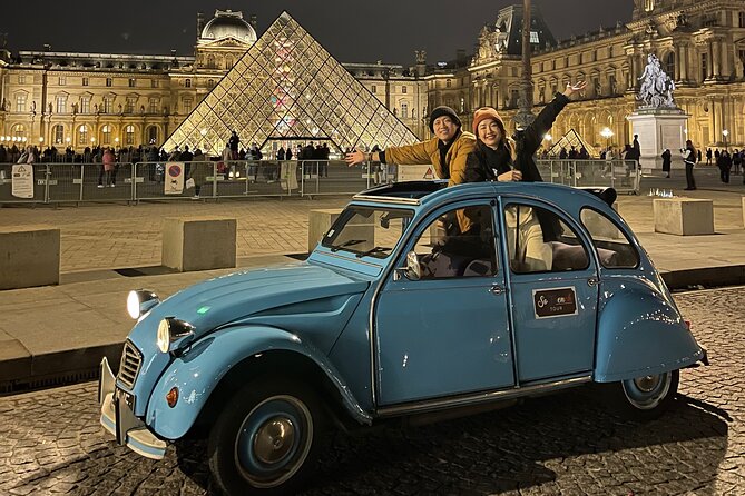 2-hour Private Night Ride in a Citroën 2CV in Paris - Saint-Germain and the streets of literary Paris
