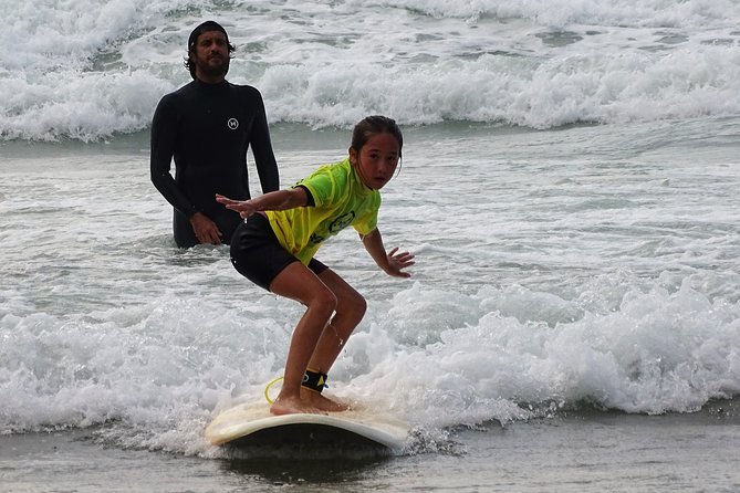 2 peoples Personal Surf Lesson in Biarritz - The short debrief at the end