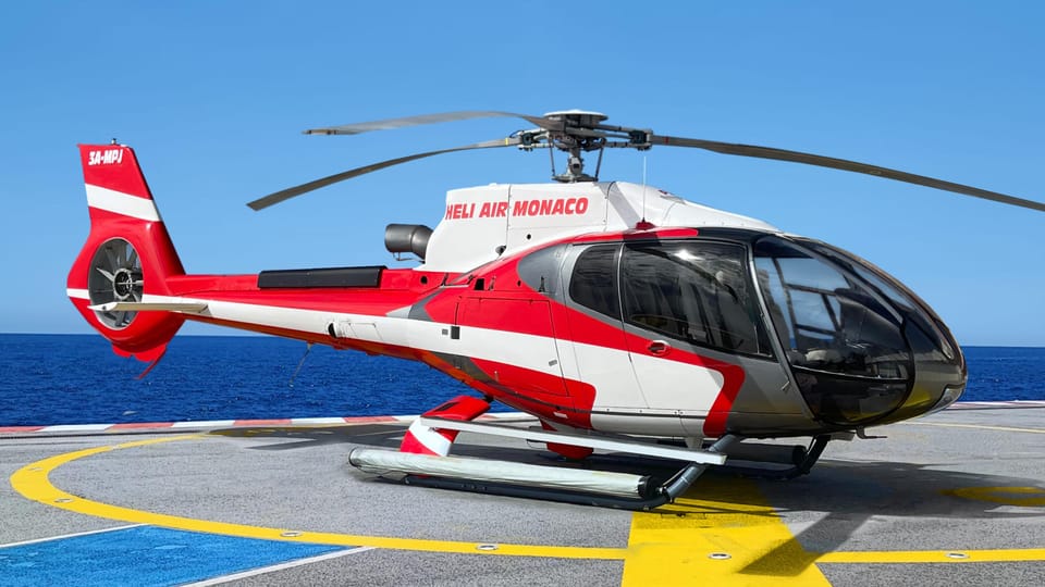 20-minute panoramic flight from Monaco - Roquebrune-Cap-Martin, where coast meets mountain