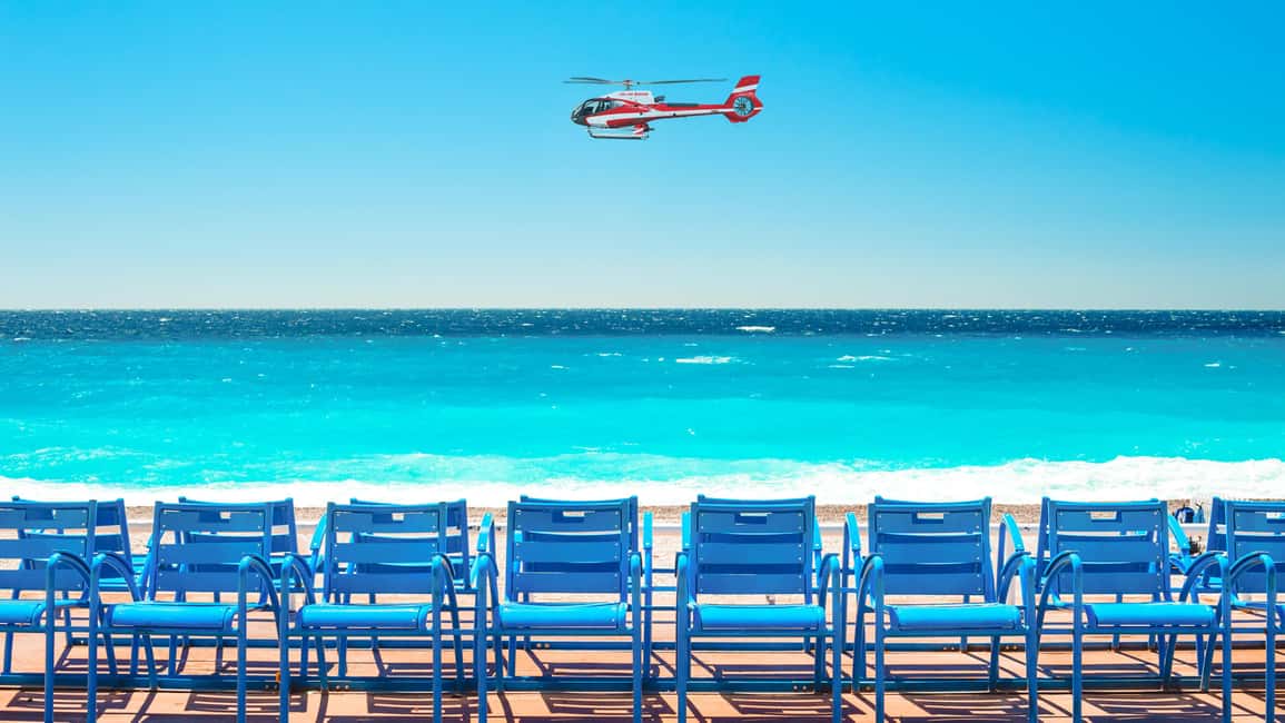 20-minute panoramic flight from Nice - Monaco from the air