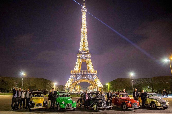 2CV tour by night - Paris by night in a 2CV: what the ride feels like