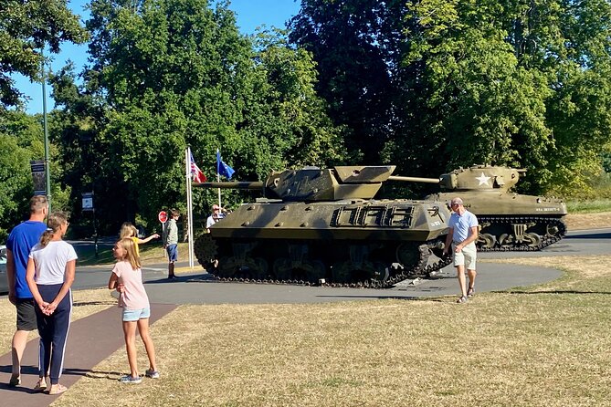 3 day Private Omaha Utah Full D Day Mont Saint Michel by Mercedes - Utah Beach and a church turned field hospital
