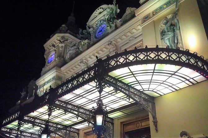 5-Hrs Private Monte-Carlo Night Tour - Èze: an optional medieval village stop