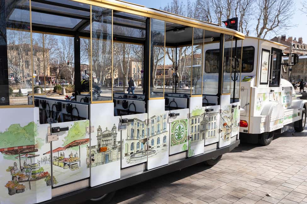Aix-en-Provence by Electric Tourist Train – City Center Circuit - City Center Highlights: Fountains, Alleys, and Aix’s Art of Living