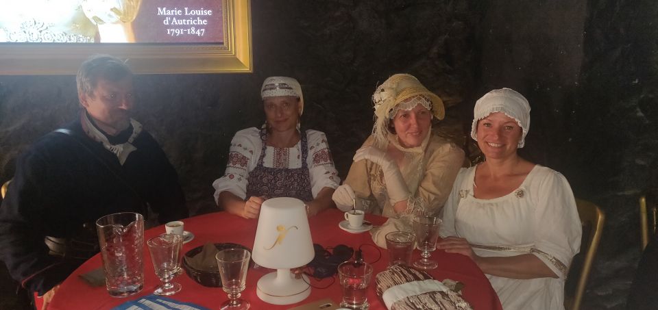 Ajaccio: Napoleon's Cave Experience with Corsican Meal - A fake cave setting that still feels like theater