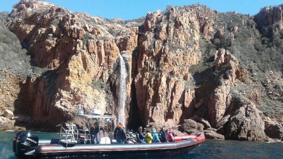 Ajaccio/Porticcio: Scandola & Piana Semi-Rigid Boat Day Trip - Calanques de Piana: the red granite maze you can actually approach
