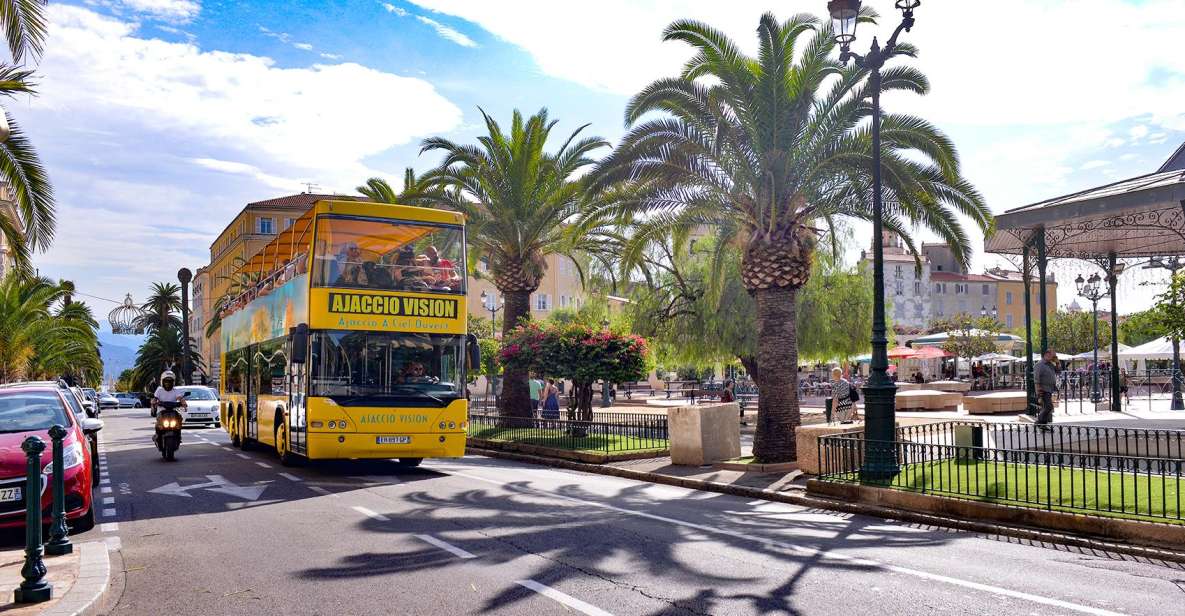 Ajaccio: Town Highlights and Coast Open-Top Bus Tour - Napoleon’s Ajaccio: squares, monuments, and what to watch for