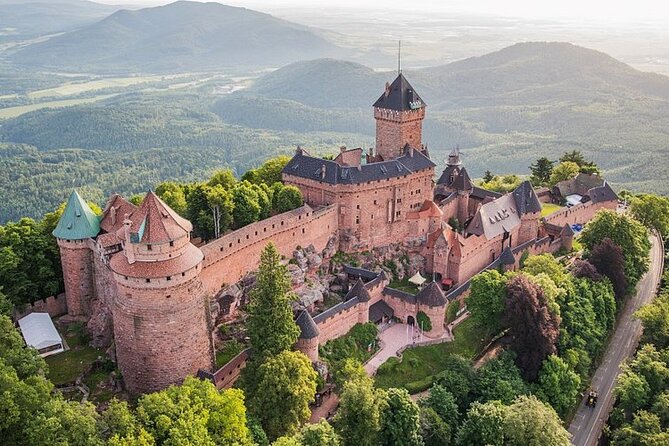 Alsace: Colmar, Villages & Castle Private Guided Full Day Tour - Château du Haut-Koenigsbourg: the ticket and the views