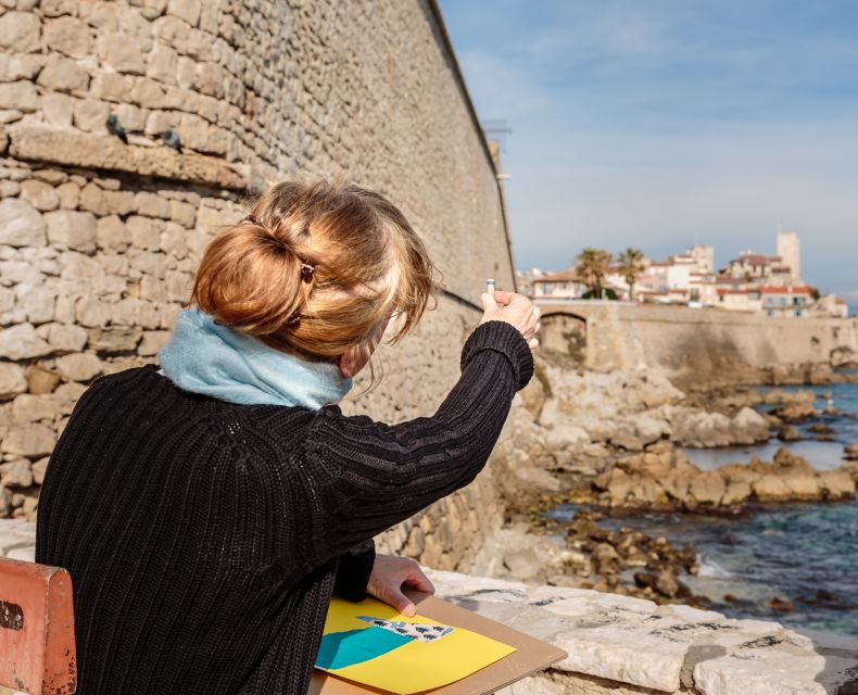 Antibes: Picasso Museum Drawing Tour Led by Local Artist - Ramparts meeting point and museum location: start with the town, not just the paintings