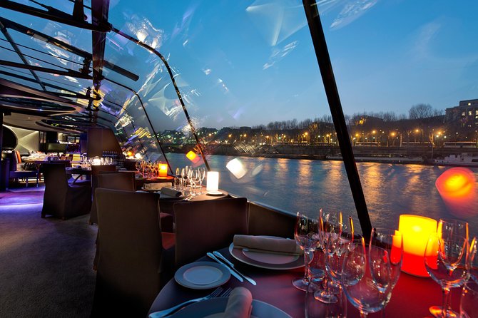 Bateaux Parisiens Seine River Gourmet Dinner & Sightseeing Cruise - Window seats and the dining-room vibe: comfort is the whole point