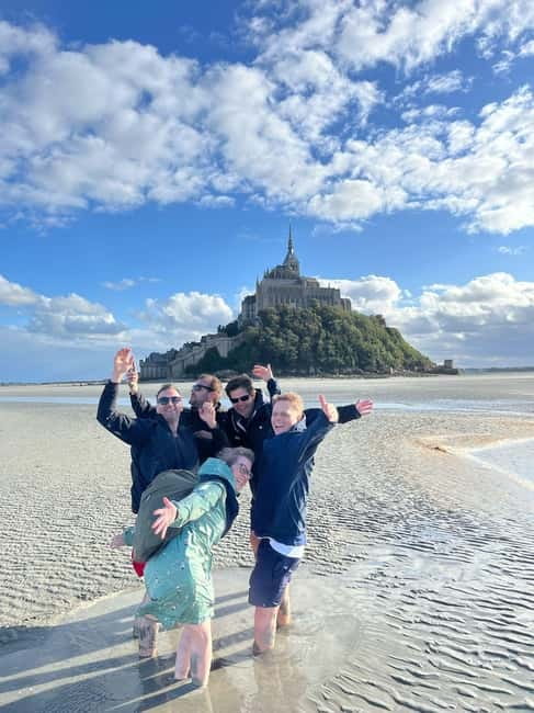 Bay of Mont Saint-Michel : Quicksands + See The Tide Coming - Feeling the tidal bore under your feet