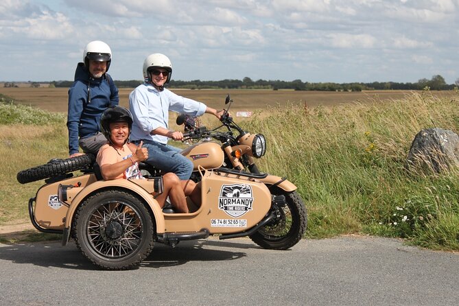 Bayeux Full Day Sidecar Tour: Omaha, Arromanches & Pointe du Hoc - Omaha Beach, where the scale of the battle sinks in
