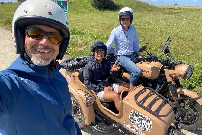 Bayeux Full Day Sidecar Tour: Omaha, Arromanches & Pointe du Hoc - A taste of Normandy at Ferme de la Sapiniere