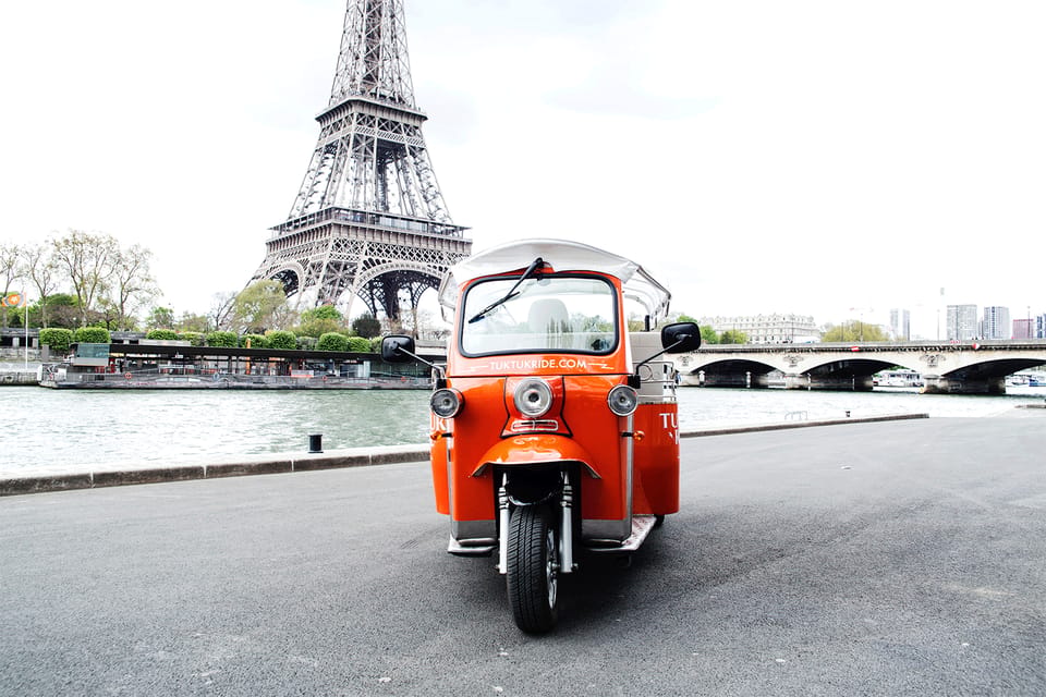 Best of Paris in 2 Hours by Private Electric TukTuk - Pont Alexandre III and the Champs-Élysées stretch