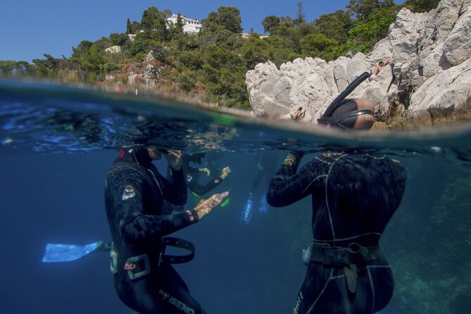Boat trip and snorkeling in Villefranche - sur - Mer - Guided Confidence: Chris, Benoit, Ben, and the Calm Teaching Style