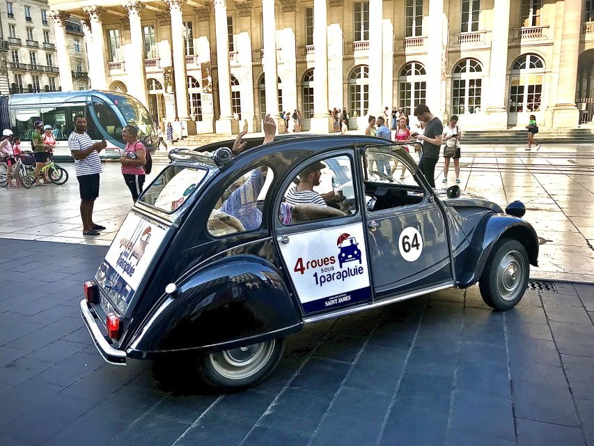 Bordeaux: Private Tour in a Citroën 2CV 45min - Jardin Public and Place des Quinconces