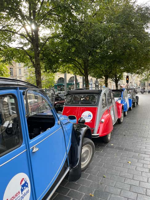 Bordeaux: Private Tour in a Citroën 2CV - Entering Bordeaux’s “big picture” zone: Allées de Tourny and Grand Théâtre