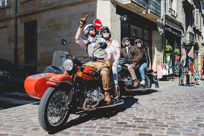 Bordeaux Sightseeing Private Sidecar Guided Tour - The Retro Sidecar Format: Fun, Fast, and Different