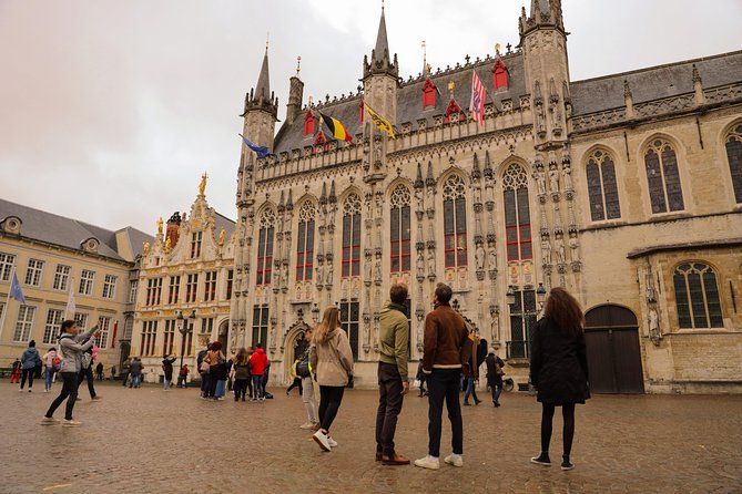 Bruges Guided or Audio Trip with Canal Cruise Option from Paris - Bruges UNESCO Center on Foot: Beguinage, Holy Blood, and the Town Hall Area