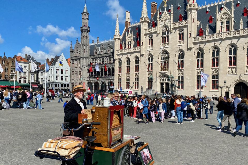 Bruges Highlights, Boat, Beer, Chocolate Day trip from Paris - Bruges market square and the Belfort