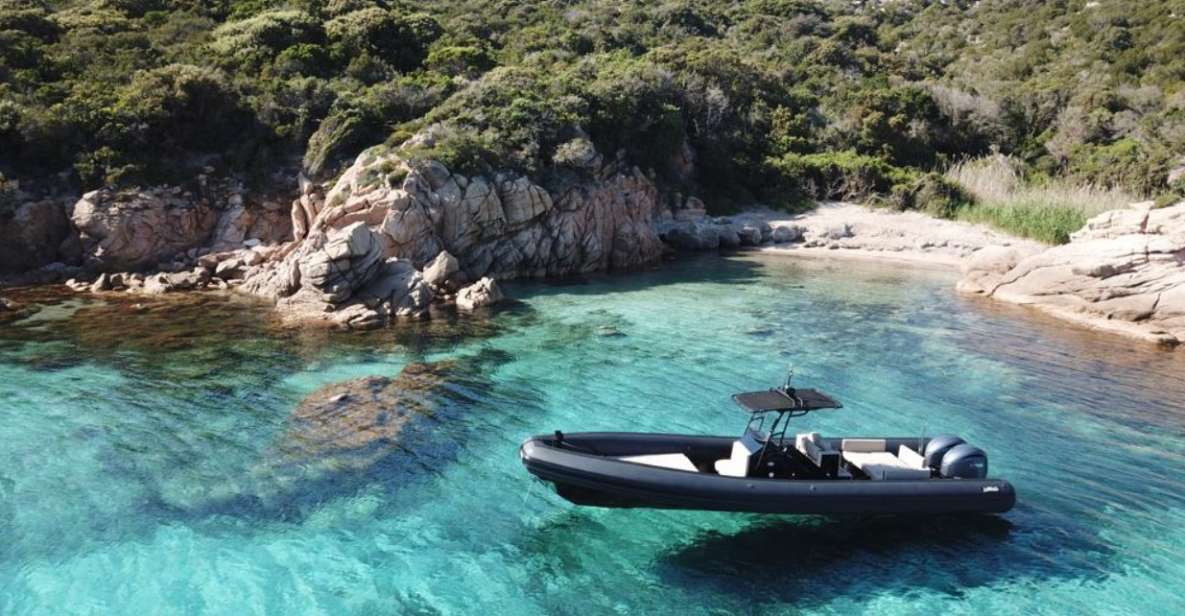 Calvi: Private Speedboat Tour to Wild Beaches with Aperitif - Alga beach and the 30-minute swim