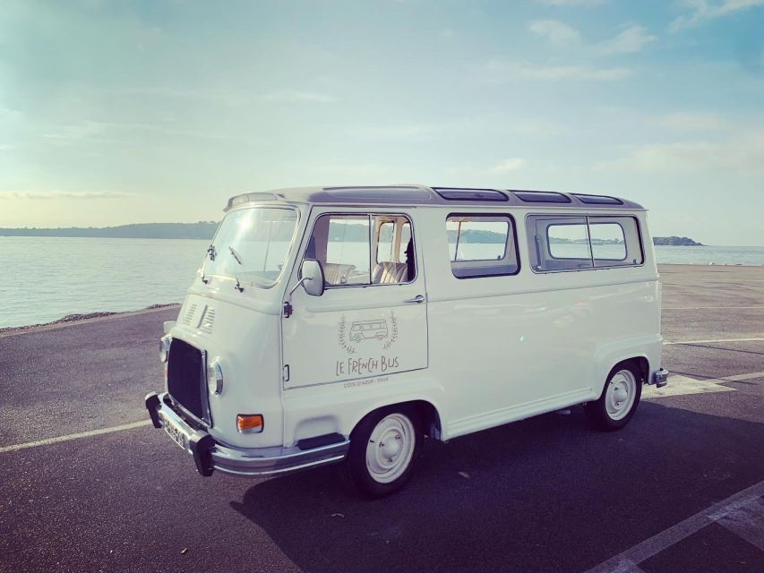 Cannes 2 Hours : Privat City Tour in a French Vintage Bus - Riding the Croisette from Port Canto toward Palm Beach