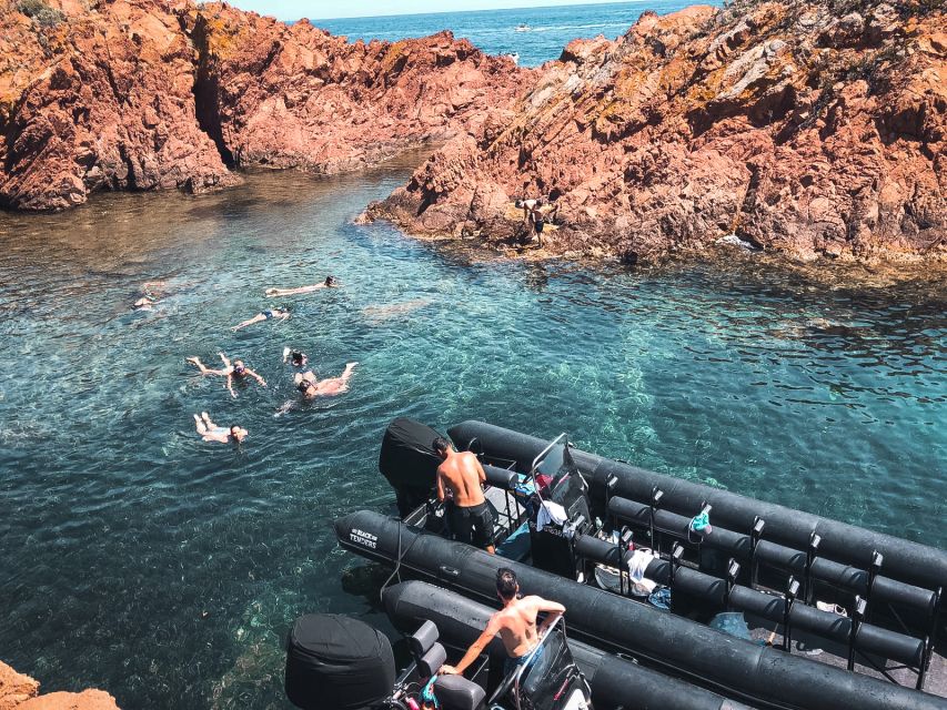 Cannes: Estérel Massif Boat Excursion - Cap Roux: the main show for cliffs, water clarity, and your best photos