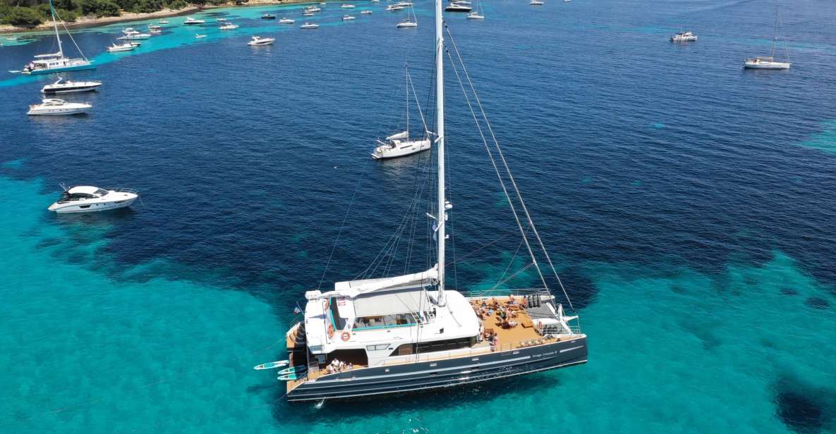 Cannes: Half-Day Catamaran Cruise with Lunch - Cold buffet lunch at sea (with rosé): what it feels like in practice
