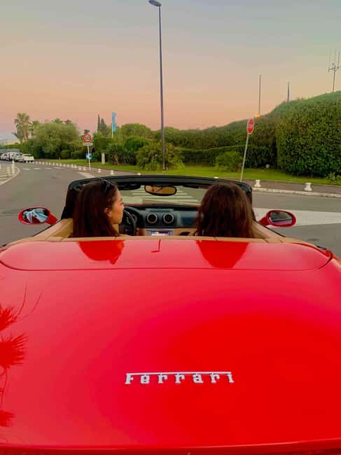 Cannes:private Ferrari Big Tour to Juan Les Pins and Antibes - Who will enjoy this most