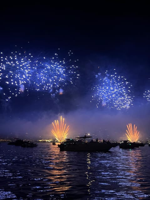 Cannes: Sunset and Fireworks Night Sea Excursion - Fireworks at 300 Meters: The View You Came For