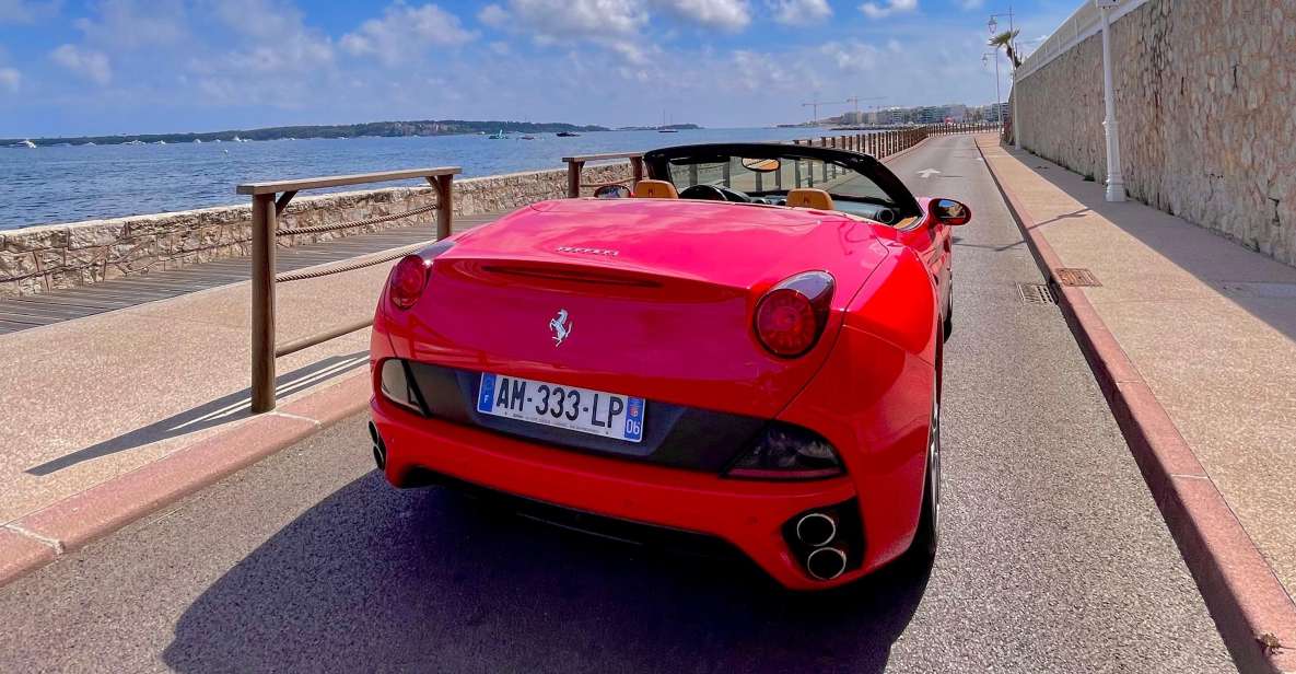 Cannes : Visite guidée en Ferrari sur les routes de Cannes - Port Canto VIP photo shoot: what you’re really paying for