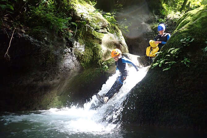 Canyoning in the Vercors Gorges - Jumps, slides, rappels, and the zip line