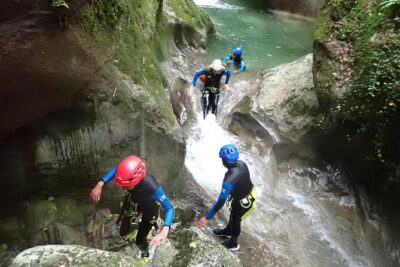 Canyoning in the Vercors Gorges - Arriving at Parking Furon Haut at 11 a.m.