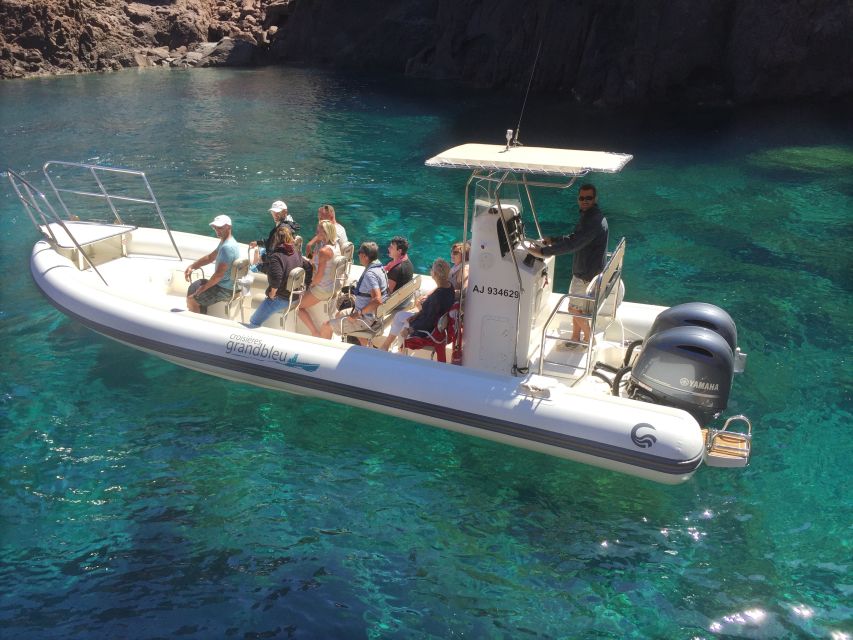 Cargèse: Calanques of Piana Capo Rosso Semi-Rigid Boat Tour - Umigna Genovese Tower and the first coastal story