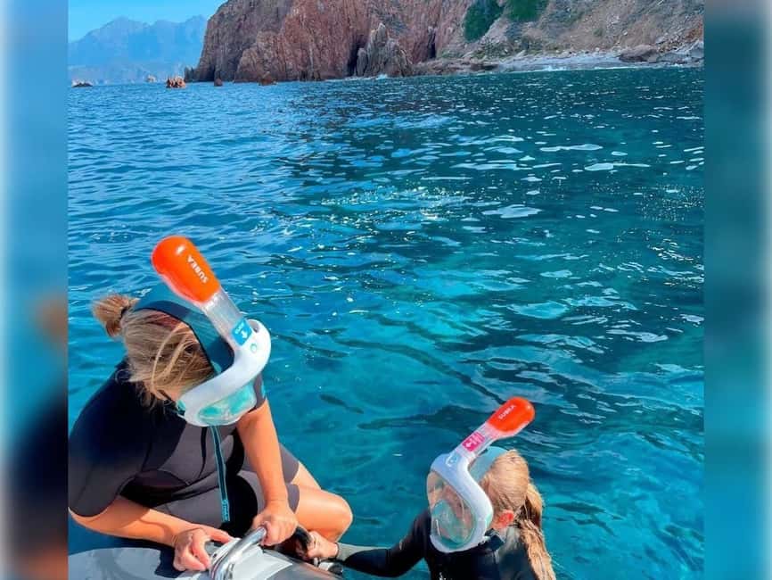 Cargèse: Capo Rosso "Snorkeling" and Sea Cave Tour - Leaving Cargèse for the Piana coves