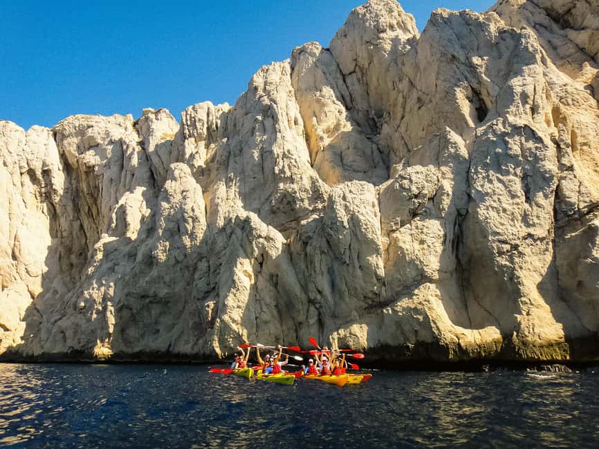 Cassis: Calanques National Park Sea Kayaking Tour - Port Pin on the way: guided photos, calm water, pine edges