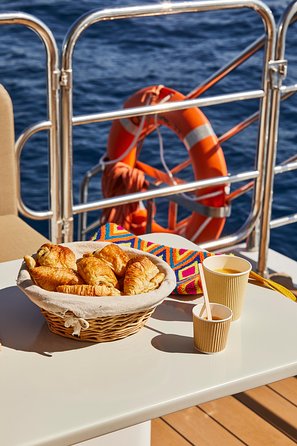 Catamaran from Cannes - What you do at anchor: swimming, snorkeling, and the gear reality check