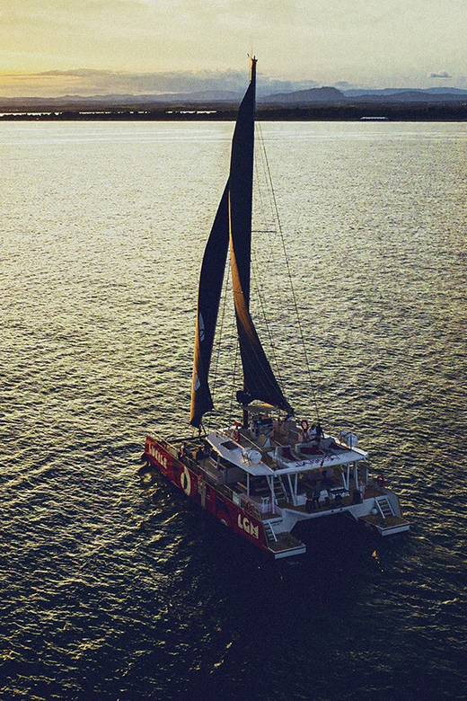 Catamaran Lucile | La Grande Motte Camargue Sax & Grill - Setting out from La Grande-Motte at 7:30 pm