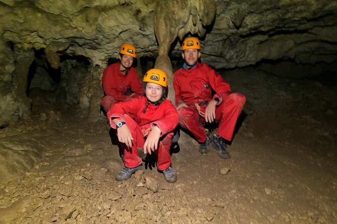 Caving - half day in Ardeche - An Ardèche cave visit with a real adventure edge