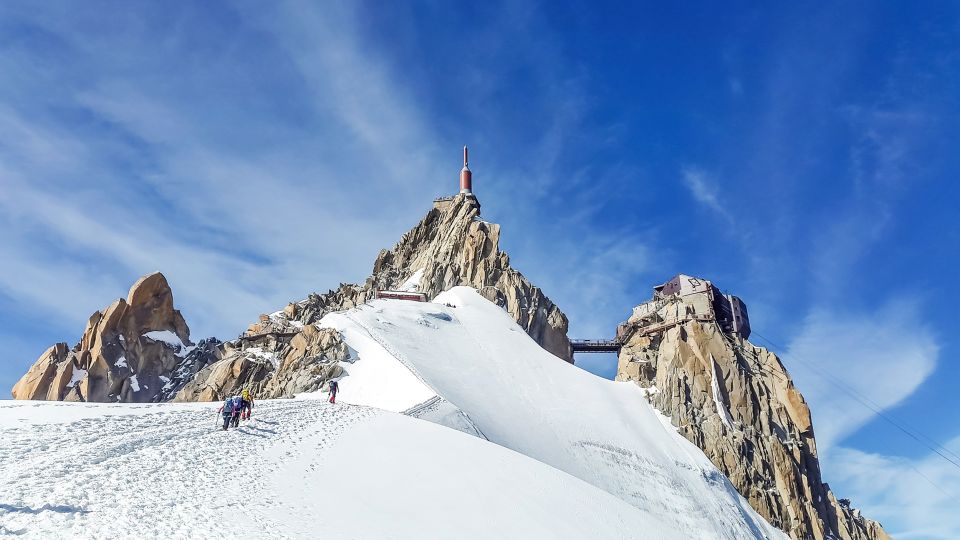 Chamonix & Mont Blanc Scenic Glass-Roof Bus Tour from Geneva - Montenvers rack railway and Mer de Glace: glacier time with real scale