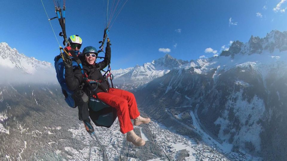 Chamonix: Tandem Paragliding Flight with Video - Meeting on the gondola platform near Chamonix