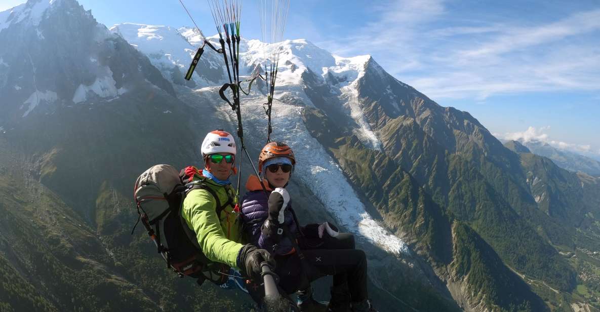 Chamonix: Tandem Paragliding Flight with Video - Flying over Chamonix-Mont-Blanc and the Graian Alps