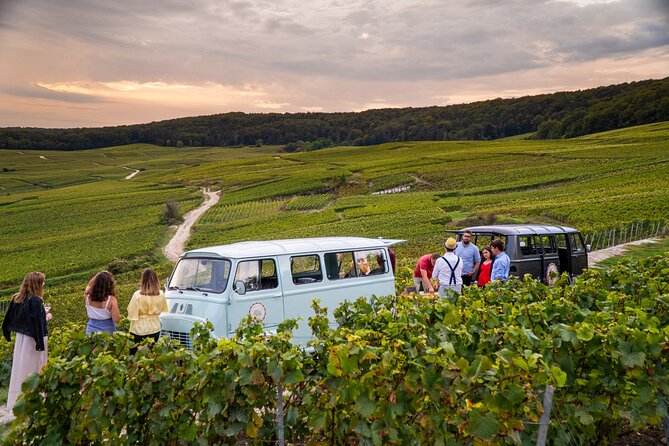 Champagne experience with a vintage van from Epernay - 3 hours - Starting on Avenue de Champagne: the iconic street, up close