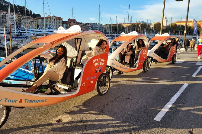 City Tour: Original tour of the city of Nice. - A 40-minute Nice overview on a bike taxi