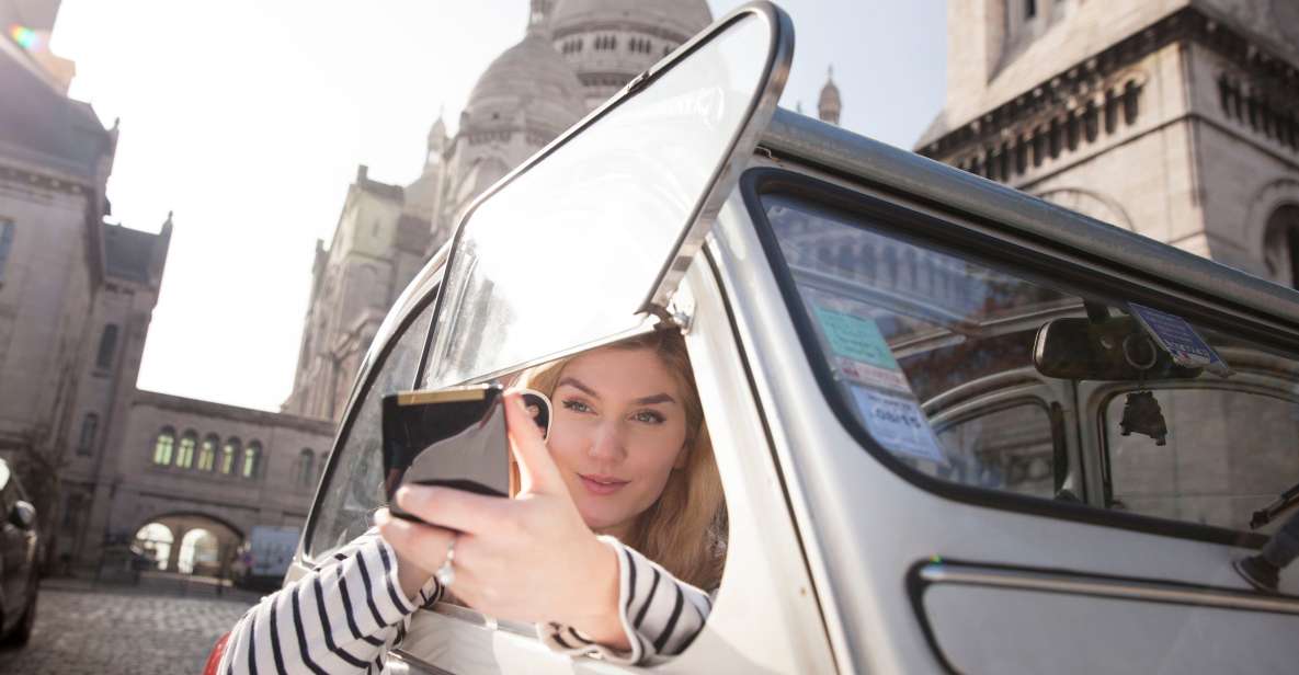 Classic, Romantic Paris: 3-Hour Vintage 2CV Tour - Montmartre romance: Sacré-Cœur and the Moulin Rouge angle you can’t fake