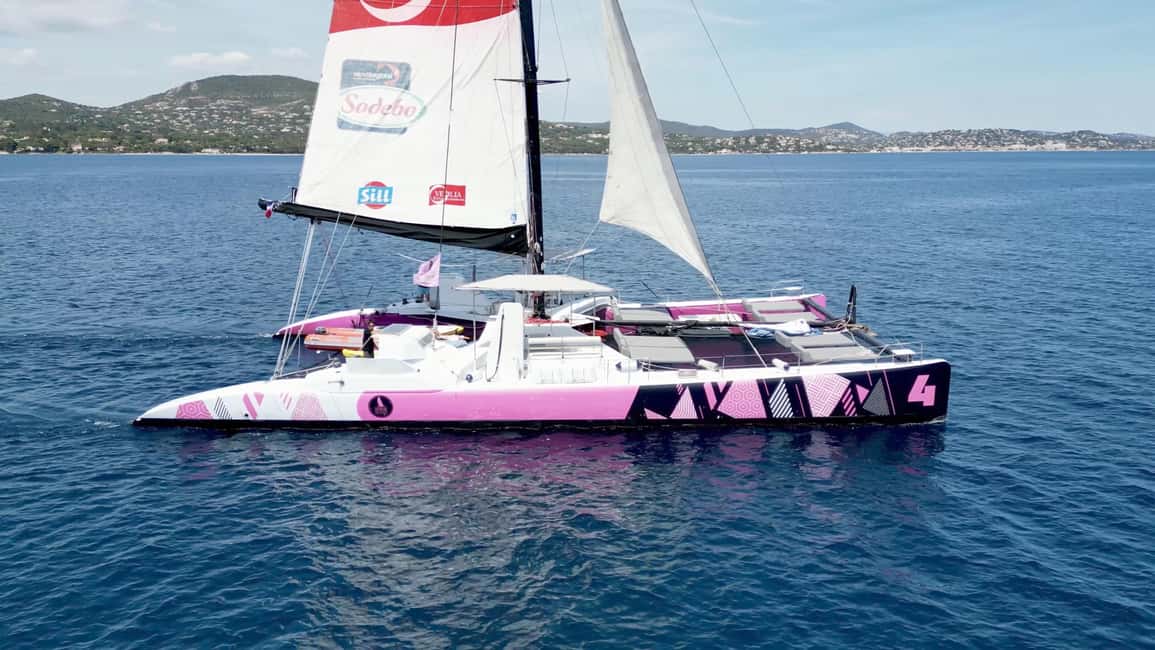 Côte d'Azur: Cap Taillat Catamaran Day Tour - The Catamaran Ride Time: Expect 3 Hours of Navigation