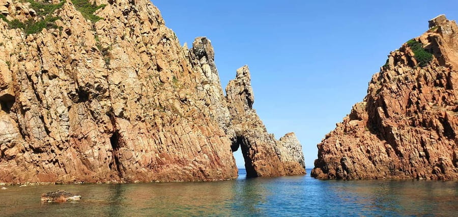 Croisière visite des Calanques de Piana Baignade en vedette - Cargèse Photo Stop + Guided Orientation