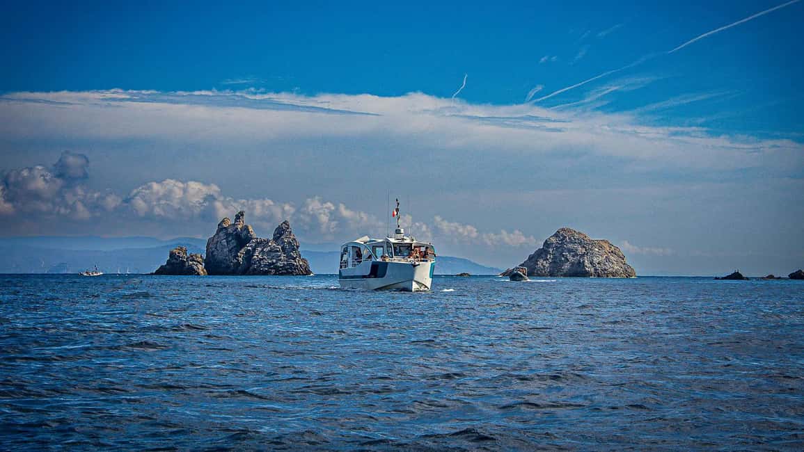Cruise of the 2 Islands: Porquerolles & Port-Cros with stops - From Bormes-les-Mimosas to the Îles d’Or by hybrid boat